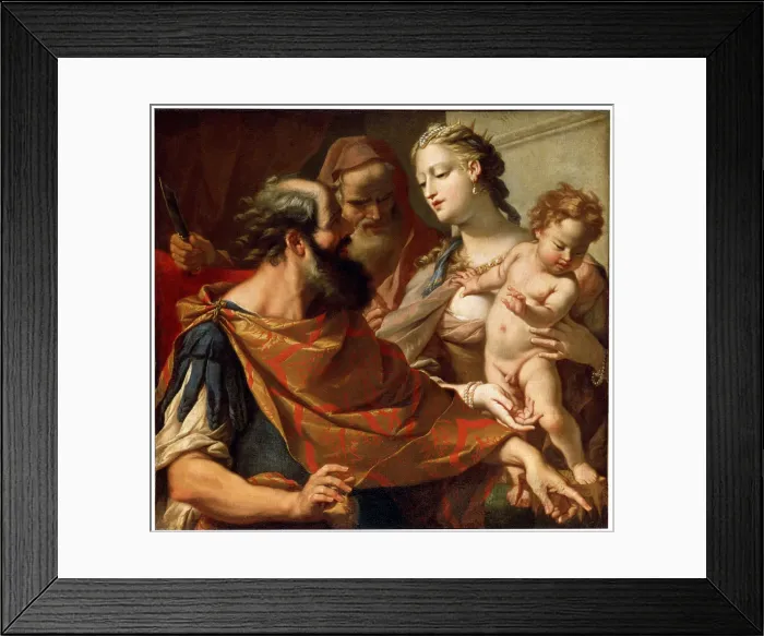Framed Print : The Child Moses Trampling on the Pharaohs Crown, c1685-c1687. Artist: Sebastiano Ricci Framed Print : The Child Moses Trampling on the Pharaohs Crown, c1685-c1687. Artist: Sebastiano Ricci