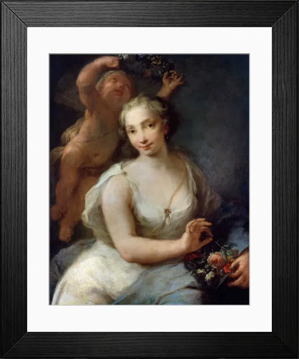 Framed Print : Primavera ( Spring ), before 1757. Artist: Giuseppe Nogari Framed Print : Primavera ( Spring ), before 1757. Artist: Giuseppe Nogari