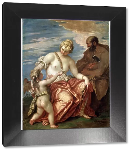 Venus, Vulcan and Cupid, 1700s. Artist: Sebastiano Ricci