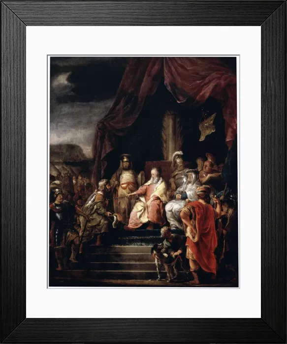 Framed Print : Moses and Jethro, c1655-c1656. Artist: Ferdinand Bol Framed Print : Moses and Jethro, c1655-c1656. Artist: Ferdinand Bol