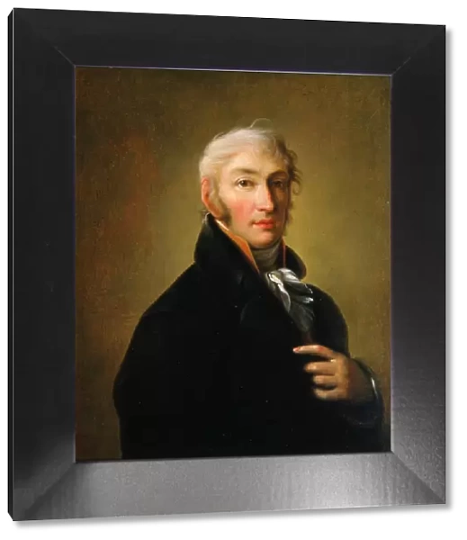 Portrait of the author and historian Nikolay M Karamzin, 1805. Artist: Giovanni Battista Ortolani Damon