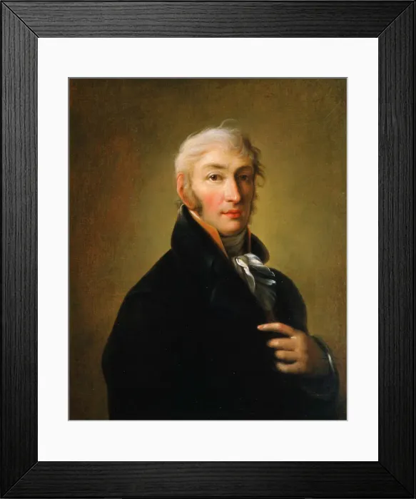 Framed Print : Portrait of the author and historian Nikolay M Karamzin, 1805. Artist: Giovanni Battista Ortolani Damon Framed Print : Portrait of the author and historian Nikolay M Karamzin, 1805. Artist: Giovanni Battista Ortolani Damon