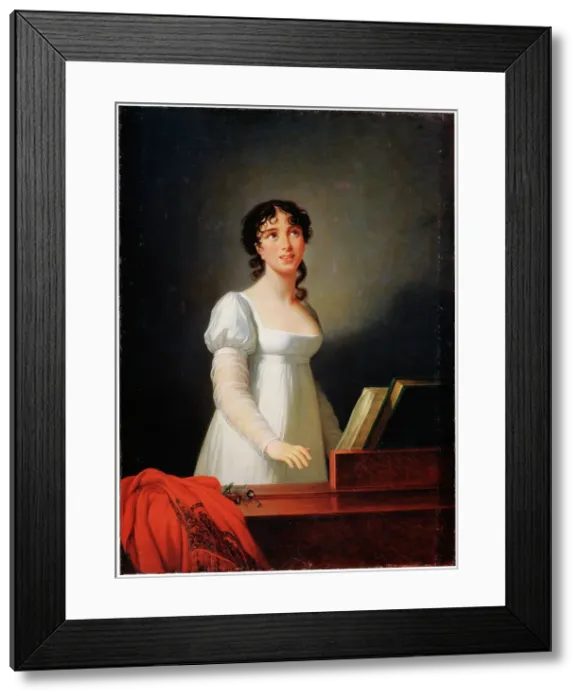 Framed Print : Portrait of the Italian singer Angelika Catalani, late 18th or early 19th century. Artist: Elisabeth Louise Vigee-LeBrun Framed Print : Portrait of the Italian singer Angelika Catalani, late 18th or early 19th century. Artist: Elisabeth Louise Vigee-LeBrun