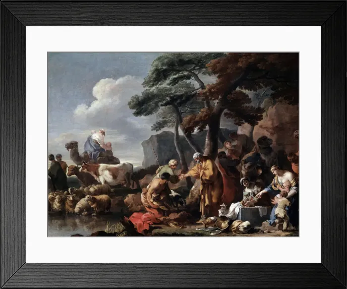Framed Print : Jacob burying the strange gods under the oak by Shechem, 17th century. Artist: Sebastien Bourdon Framed Print : Jacob burying the strange gods under the oak by Shechem, 17th century. Artist: Sebastien Bourdon