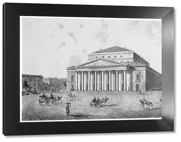 The Imperial Bolshoi Kamenny Theatre, St Petersburg, Russia, 1820s