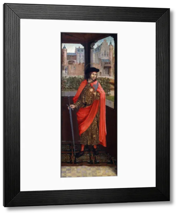 Framed Print : Saint Crispin, c1492-c1494. Artist: Master of Saint Crispin and Crispinian Framed Print : Saint Crispin, c1492-c1494. Artist: Master of Saint Crispin and Crispinian
