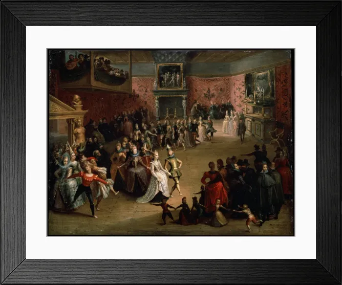 Framed Print : The Wedding Ball, 1604. Artist: Martin Pepyn Framed Print : The Wedding Ball, 1604. Artist: Martin Pepyn