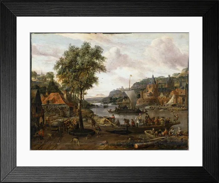 Framed Print : Sailing Boats, 17th or early 18th century. Artist: Abraham Storck Framed Print : Sailing Boats, 17th or early 18th century. Artist: Abraham Storck