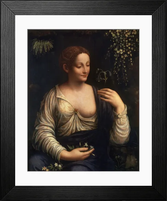 Framed Print : Flora, c1510-c1515. Artist: Francesco Melzi Framed Print : Flora, c1510-c1515. Artist: Francesco Melzi
