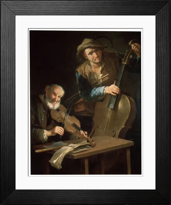 Framed Print : The Musicians, late 17th or 18th century. Artist: Giacomo Francesco Cipper Framed Print : The Musicians, late 17th or 18th century. Artist: Giacomo Francesco Cipper