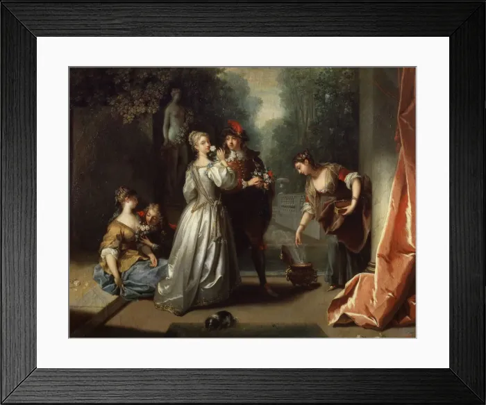 Framed Print : Smell (from the series The Five Senses ), late 1720s or early 1730s. Artist: Jean Raoux Framed Print : Smell (from the series The Five Senses ), late 1720s or early 1730s. Artist: Jean Raoux