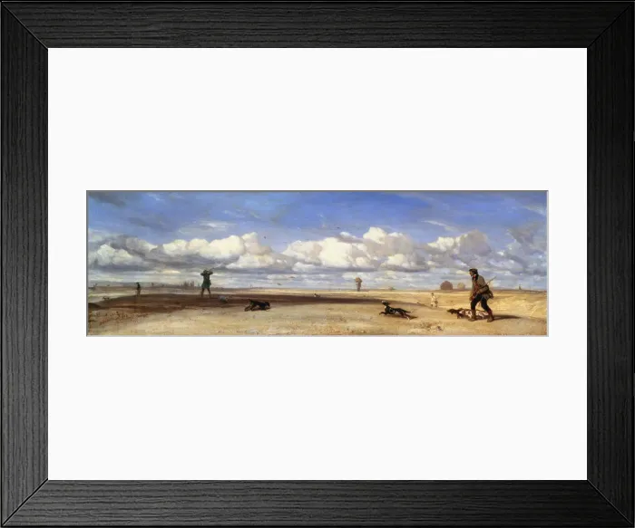 Framed Print : Duck Hunters, 1843. Artist: Alexandre Gabriel Decamps Framed Print : Duck Hunters, 1843. Artist: Alexandre Gabriel Decamps
