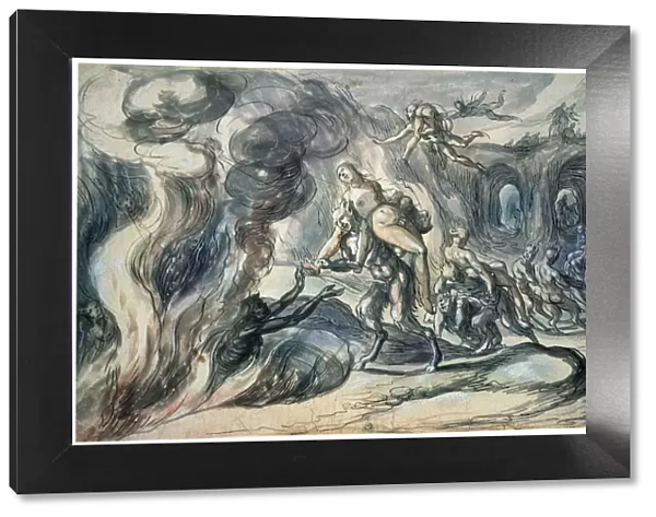 Eurydice in Hell, early 17th century. Artist: Hermann Weyer
