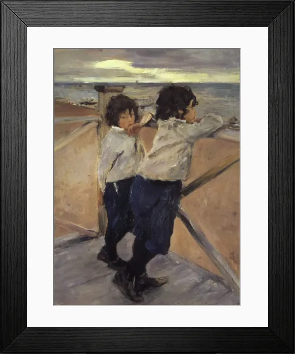 Framed Print : Children, 1899. Artist: Valentin Serov Framed Print : Children, 1899. Artist: Valentin Serov