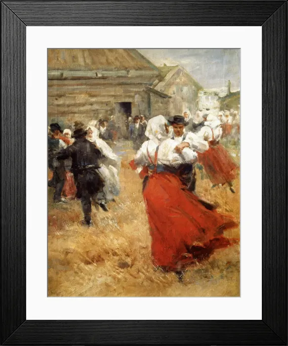 Framed Print : Country Celebration, late 19th or early 20th century. Artist: Anders Leonard Zorn Framed Print : Country Celebration, late 19th or early 20th century. Artist: Anders Leonard Zorn