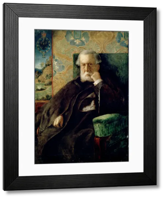 Framed Print : Portrait of Doctor von Meyer, late 19th or early 20th century. Artist: Max Klinger Framed Print : Portrait of Doctor von Meyer, late 19th or early 20th century. Artist: Max Klinger