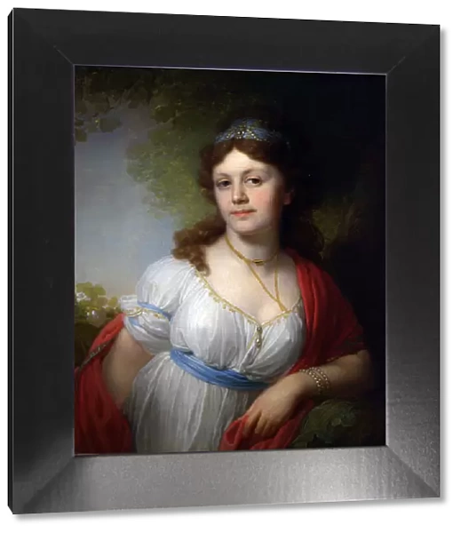 Portrait of Elisabeth Temkina, 1798. Artist: Vladimir Borovikovsky