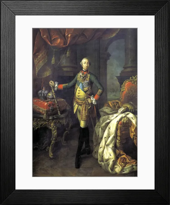 Framed Print : Portrait of Tsar Peter III, 1762. Artist: Aleksei Petrovich Antropov Framed Print : Portrait of Tsar Peter III, 1762. Artist: Aleksei Petrovich Antropov