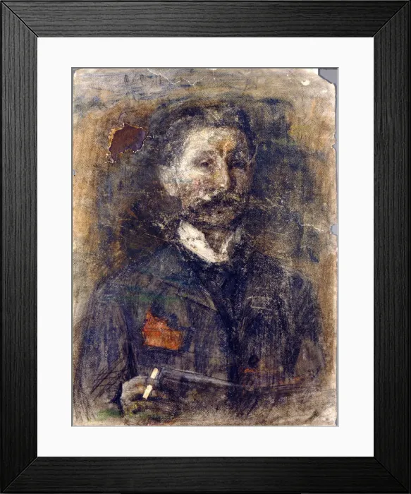 Framed Print : Self-portrait, 1904. Artist: Mikhail Vrubel Framed Print : Self-portrait, 1904. Artist: Mikhail Vrubel