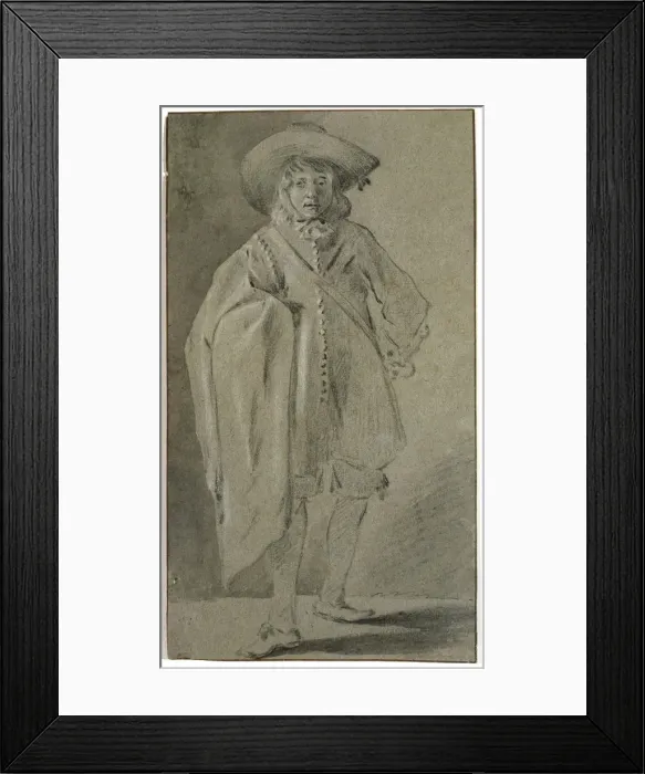 Framed Print : Self-portrait, 1660s. Artist: Moses ter Borch Framed Print : Self-portrait, 1660s. Artist: Moses ter Borch