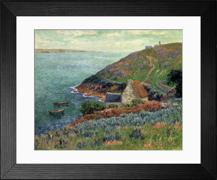 Framed Print : At the seashore, 1896 Framed Print : At the seashore, 1896