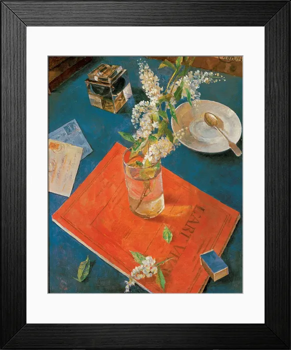 Framed Print : Branch of a Bird Cherry Tree in a Glass, 1932 Framed Print : Branch of a Bird Cherry Tree in a Glass, 1932