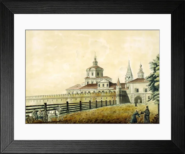 Framed Print : The St. Andronik Monastery in Moscow, 1780s Framed Print : The St. Andronik Monastery in Moscow, 1780s