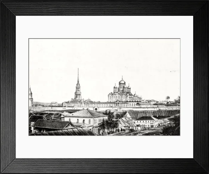 Framed Print : The Mother of God Monastery of Zadonsk, 1878 Framed Print : The Mother of God Monastery of Zadonsk, 1878