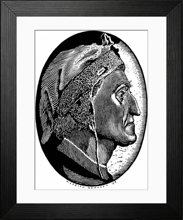 Framed Print : Dante Alighieri (1265-1321), 1918 Framed Print : Dante Alighieri (1265-1321), 1918