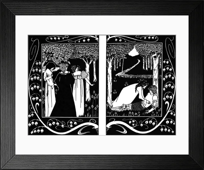 Framed Print : The Four Queens and Lancelot, 1893-1894 Framed Print : The Four Queens and Lancelot, 1893-1894