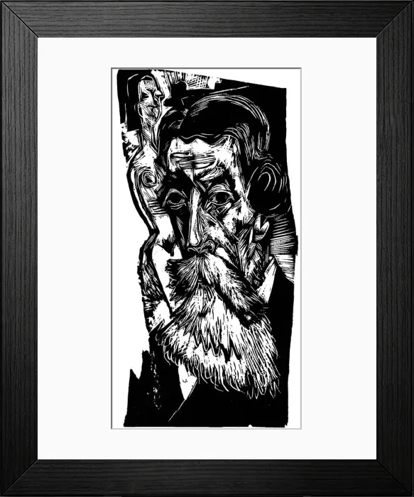 Framed Print : Portrait of Ludwig Schames, 1917 Framed Print : Portrait of Ludwig Schames, 1917