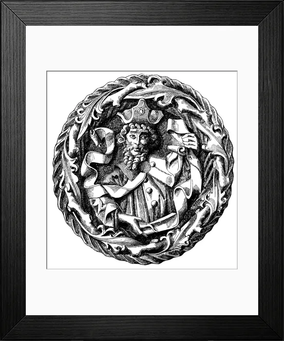 Framed Print : Dietrich Kagelwit (ca 1300-1367), Archbishop of Magdeburg (Illustration from the History of Prussia) Framed Print : Dietrich Kagelwit (ca 1300-1367), Archbishop of Magdeburg (Illustration from the History of Prussia)