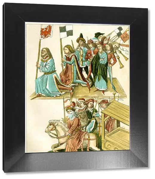 Frederick I receives Brandenburg, 15th century