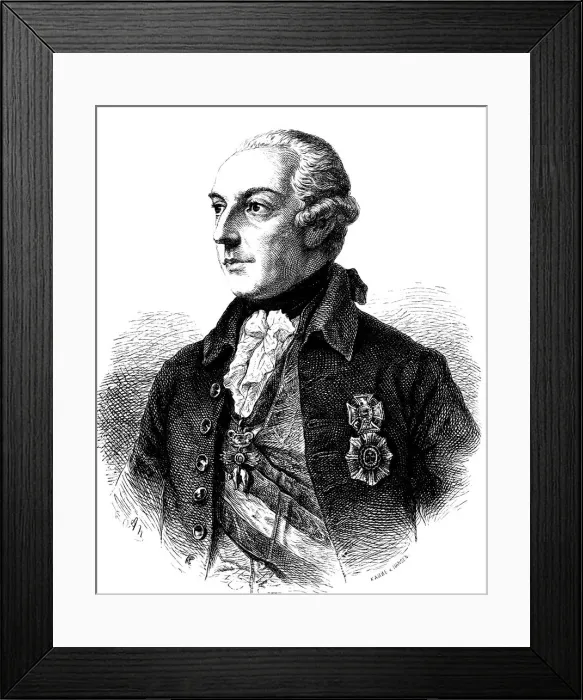 Framed Print : Portrait of Emperor Joseph II (1741-1790), 1861 Framed Print : Portrait of Emperor Joseph II (1741-1790), 1861