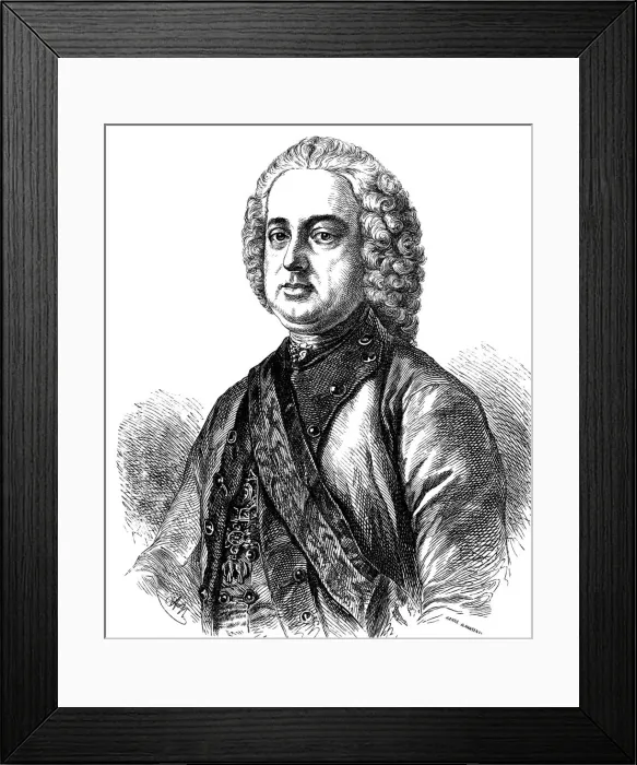 Framed Print : Portrait of Emperor Francis I (1708-1765), 1861 Framed Print : Portrait of Emperor Francis I (1708-1765), 1861