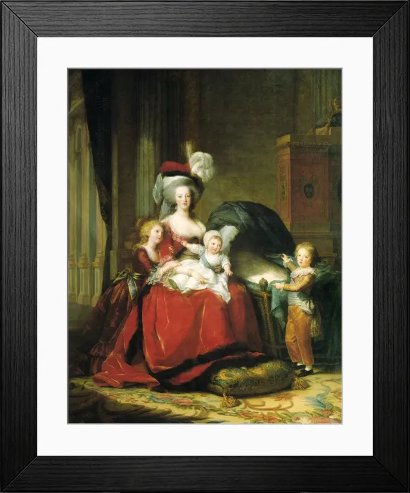 Framed Print : Marie Antoinette and her children, 1787 Framed Print : Marie Antoinette and her children, 1787
