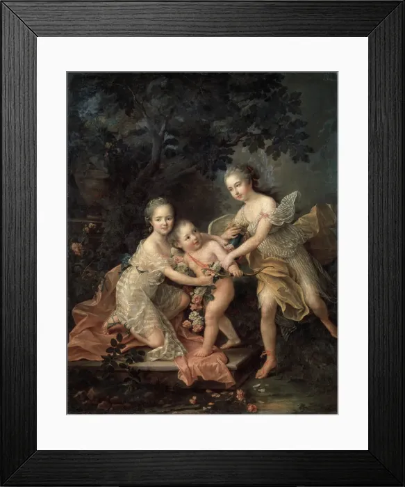 Framed Print : Children of Louis Philippe, duc d Orleans, 18th century Framed Print : Children of Louis Philippe, duc d Orleans, 18th century