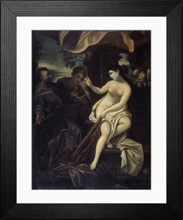 Framed Print : Susanna and the Elders Framed Print : Susanna and the Elders