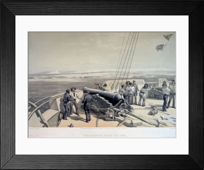 Framed Print : View of Sevastopol from the sea, 1855 Framed Print : View of Sevastopol from the sea, 1855