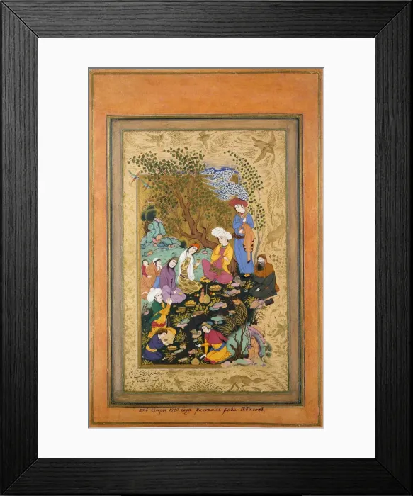 Framed Print : A Convivial Party, 1612 Framed Print : A Convivial Party, 1612