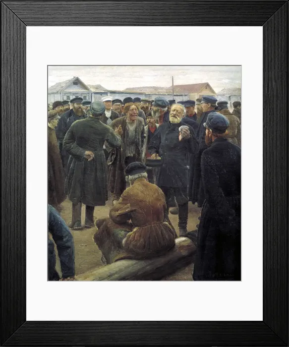Framed Print : At the country community meeting, 1893 Framed Print : At the country community meeting, 1893