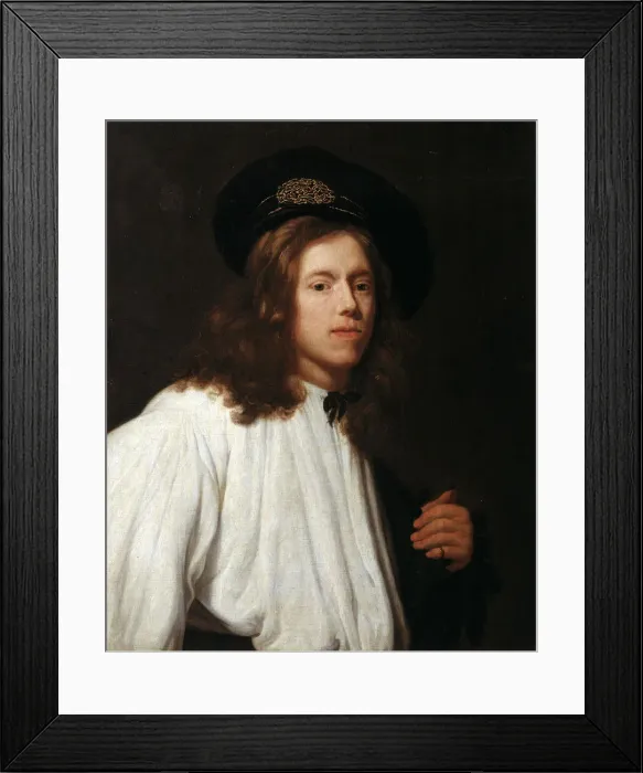 Framed Print : Self-portrait, 17th century Framed Print : Self-portrait, 17th century