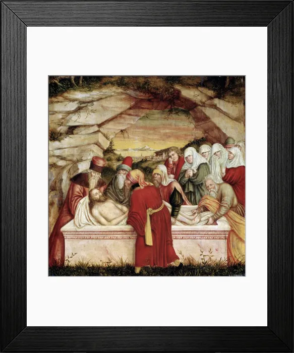 Framed Print : The Entombment Framed Print : The Entombment
