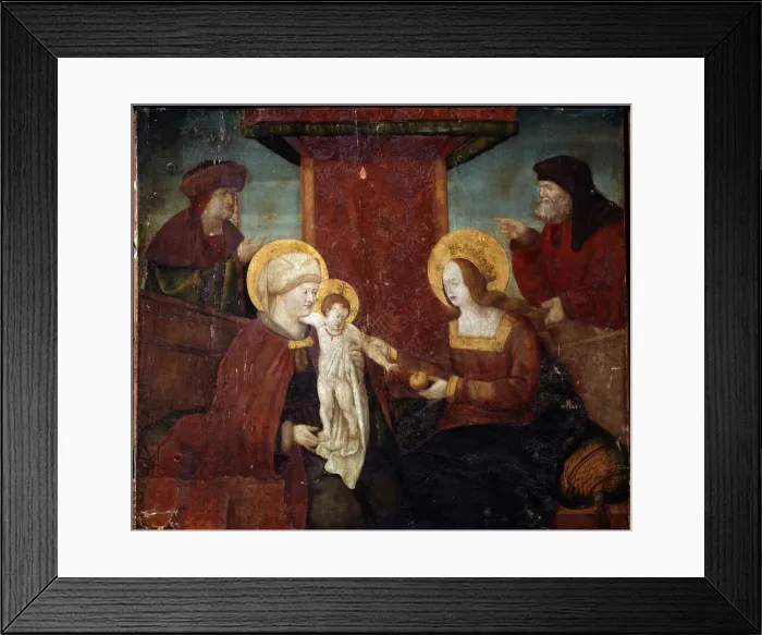 Framed Print : Holy Kinship, c1520 Framed Print : Holy Kinship, c1520