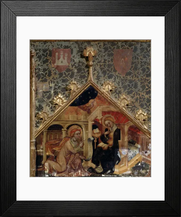 Framed Print : The Annunciation, 15th century Framed Print : The Annunciation, 15th century