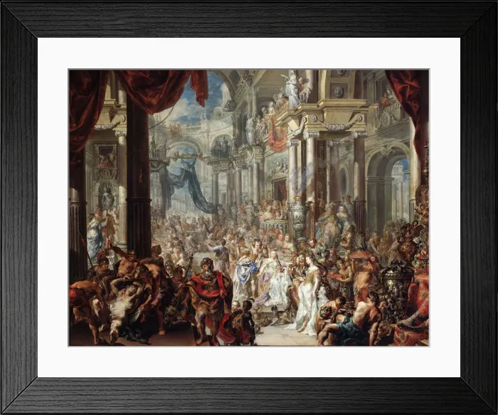 Framed Print : The Parable of the Wedding Feast, 1737 Framed Print : The Parable of the Wedding Feast, 1737