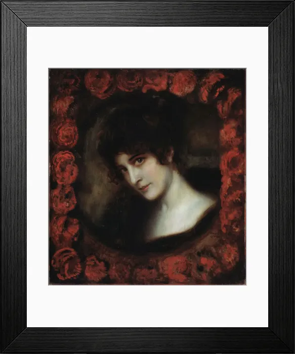 Framed Print : Portrait of a Woman Framed Print : Portrait of a Woman