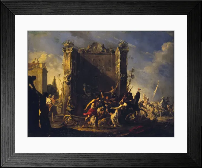 Framed Print : The Rape of the Sabine Women, 1630-1640 Framed Print : The Rape of the Sabine Women, 1630-1640