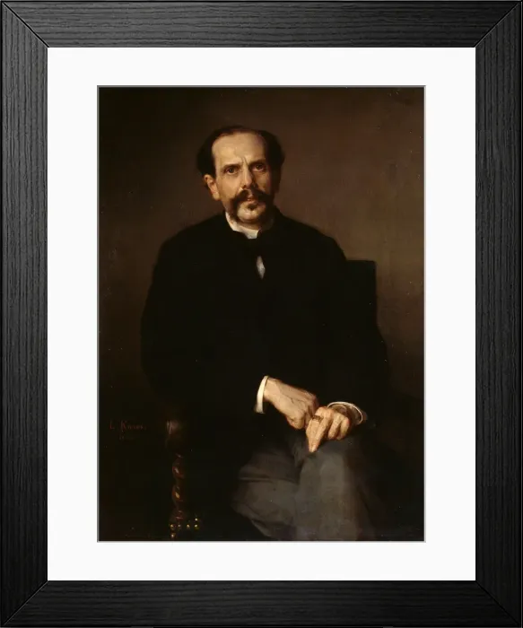 Framed Print : Portrait of a Man, 1861 Framed Print : Portrait of a Man, 1861
