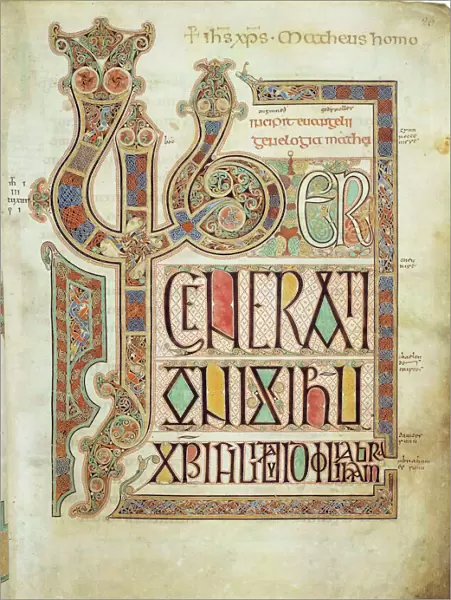 The Lindisfarne Gospels, 715-721